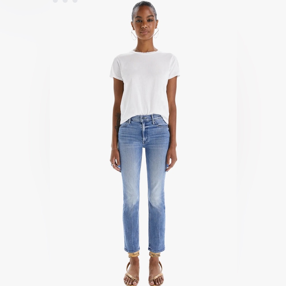 MOTHER Mid-Rise Dazzler Ankle Jeans, Size 27, We The Animals
